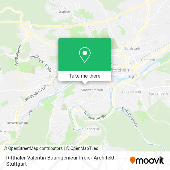 Ritthaler Valentin Bauingenieur Freier Architekt map