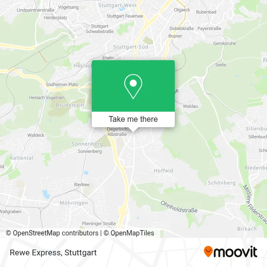 Rewe Express map
