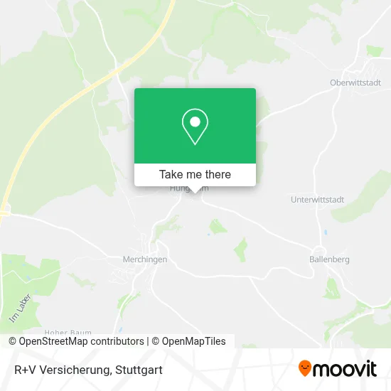 R+V Versicherung map