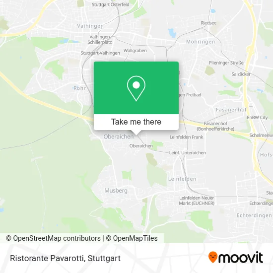 Ristorante Pavarotti map