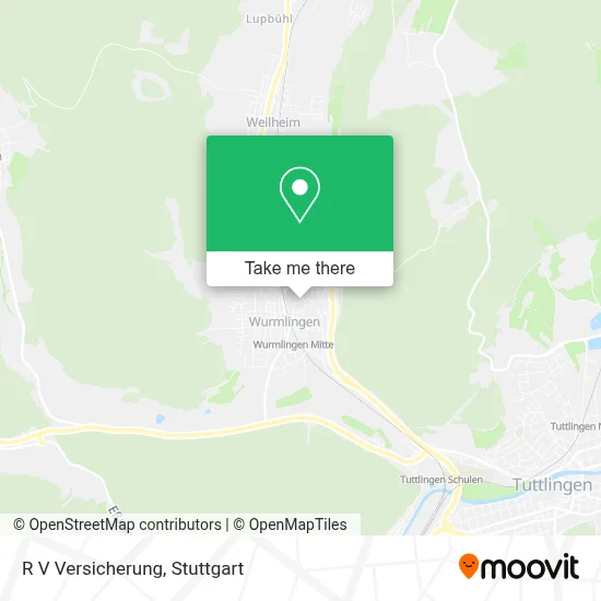 R V Versicherung map