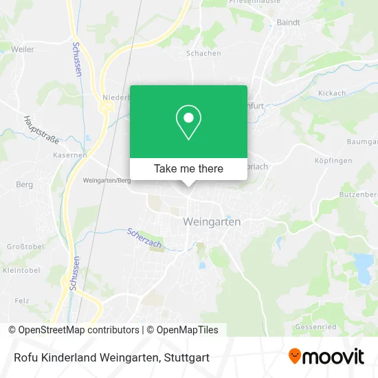 Rofu Kinderland Weingarten map