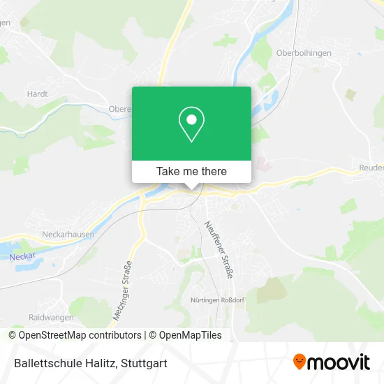 Ballettschule Halitz map