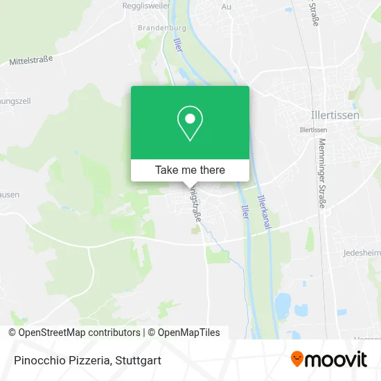 Pizzeria Pinocchio map