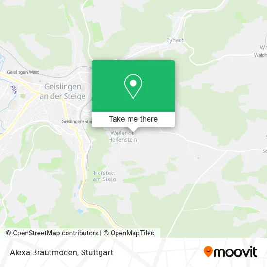 Alexa Brautmoden map