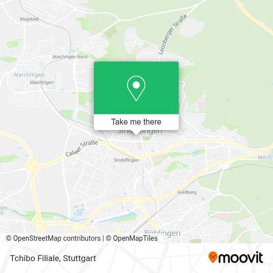Tchibo Filiale map