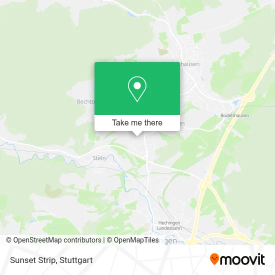 Sunset Strip map