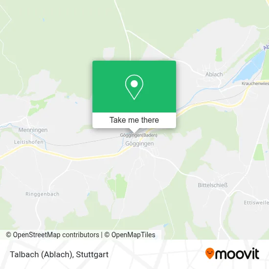 Talbach (Ablach) map