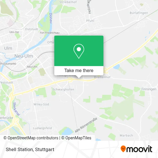 Shell Station map