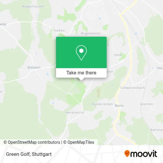 Green Golf map