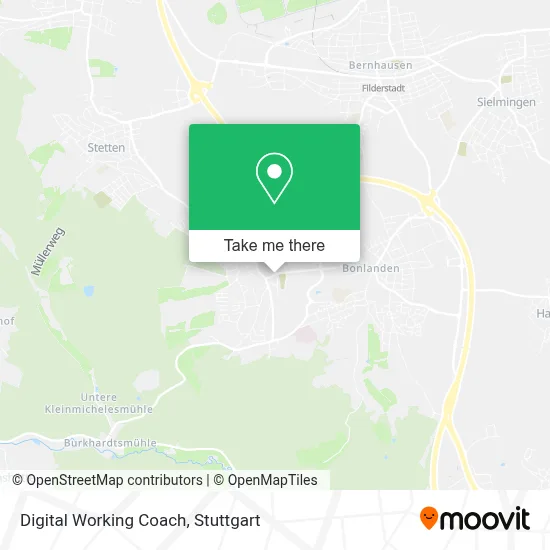 Digital Working Coach map