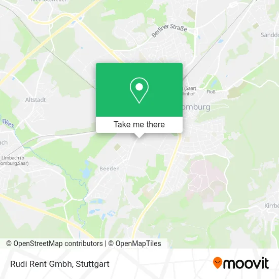 Rudi Rent Gmbh map