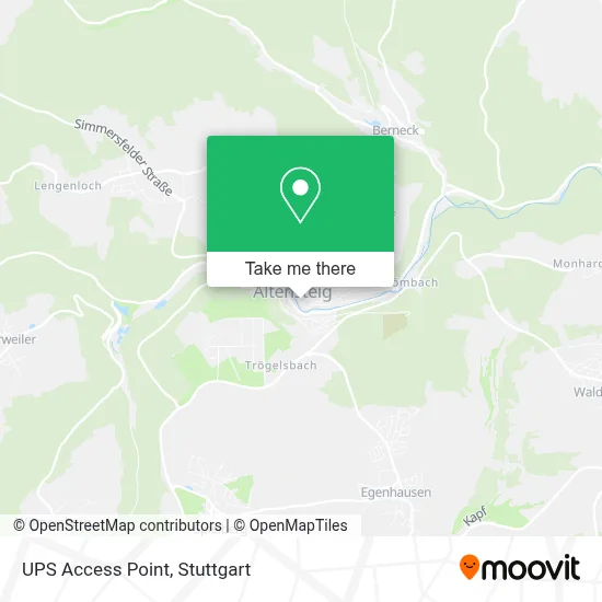 Ups Access Point map