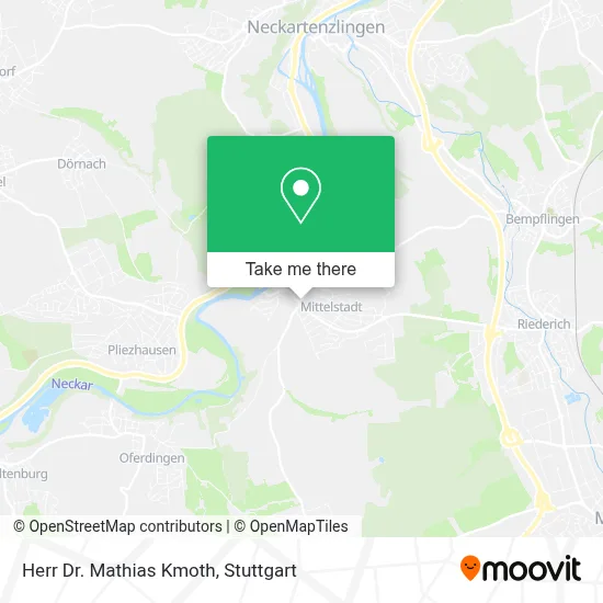 Herr Dr. Mathias Kmoth map