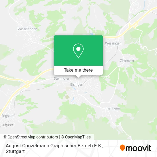 August Conzelmann Graphischer Betrieb E.K. map