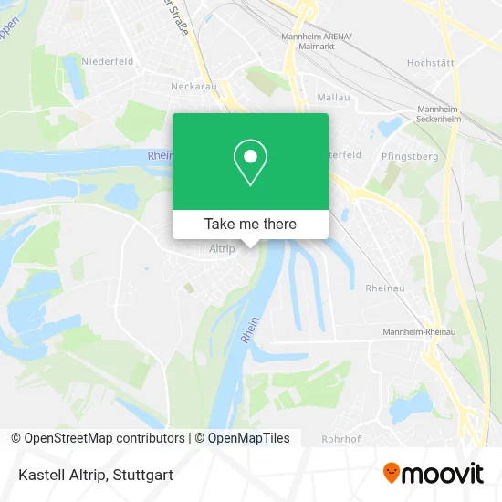 Kastell Altrip map