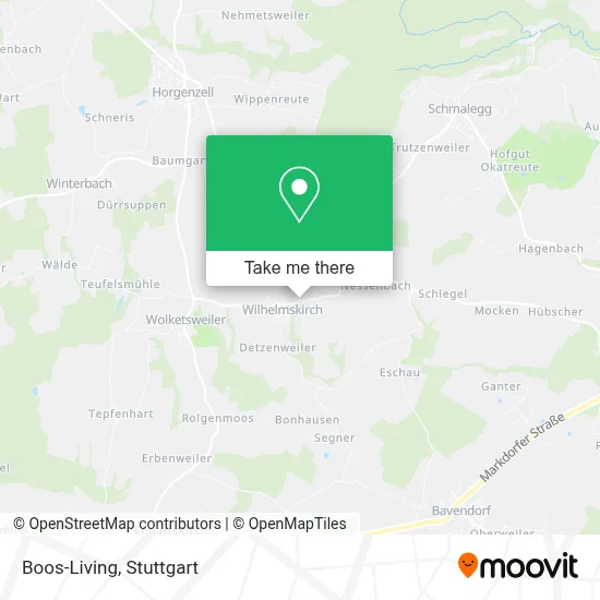 Boos-Living map