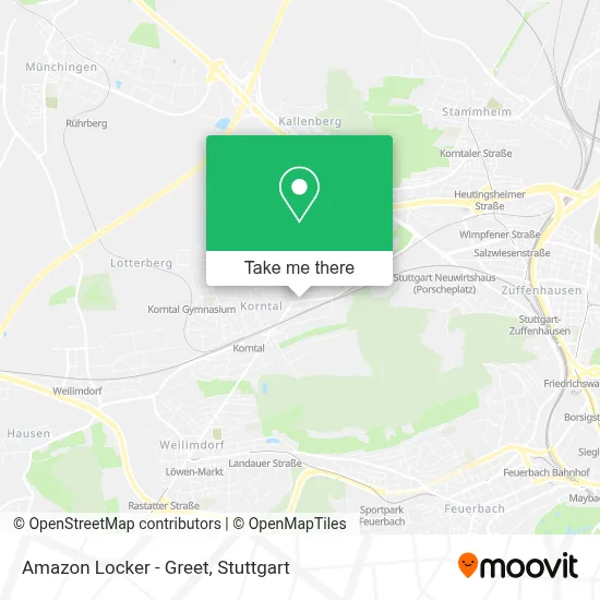 Amazon Locker - Greet map
