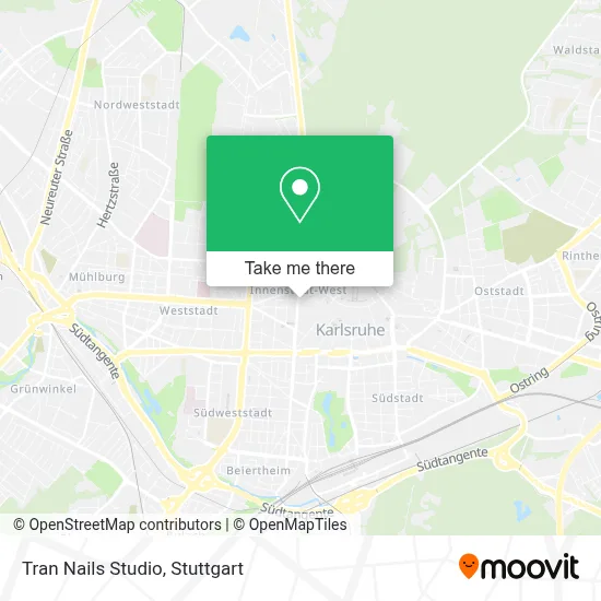 Tran Nails Studio map