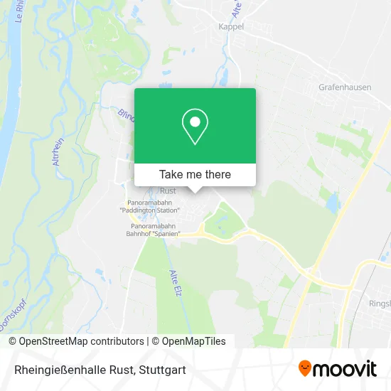 Rheingießenhalle Rust map