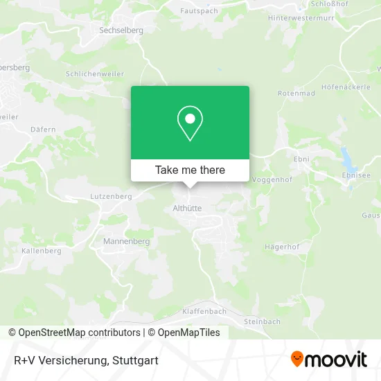 R+V Versicherung map