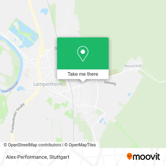 Alex-Performance map