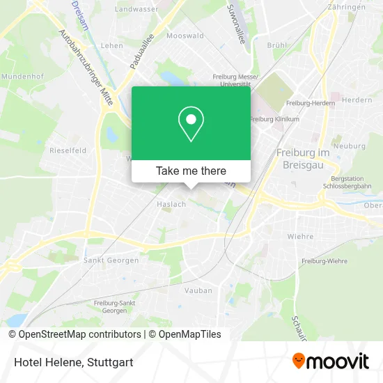 Hotel Helene map