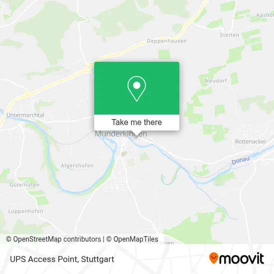 Ups Access Point map