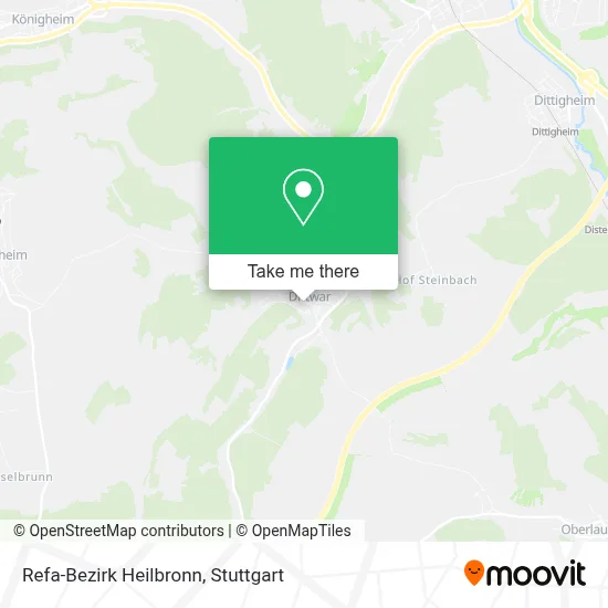 Refa-Bezirk Heilbronn map