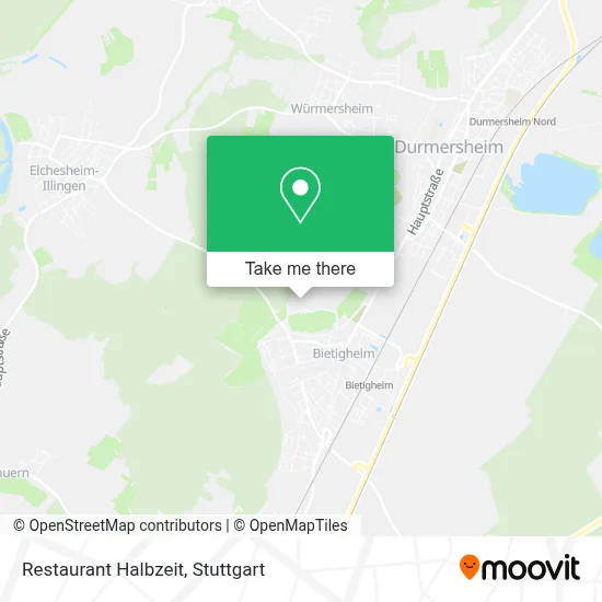 Restaurant Halbzeit map