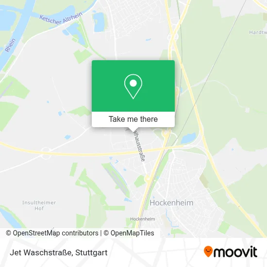 Jet Waschstraße map