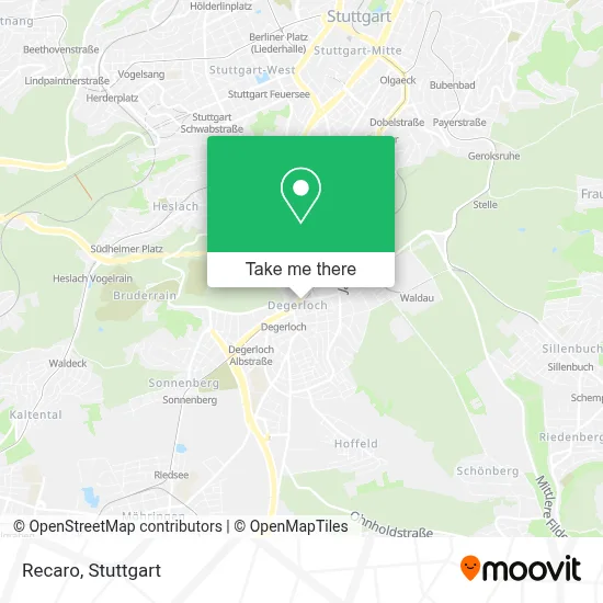 Recaro map