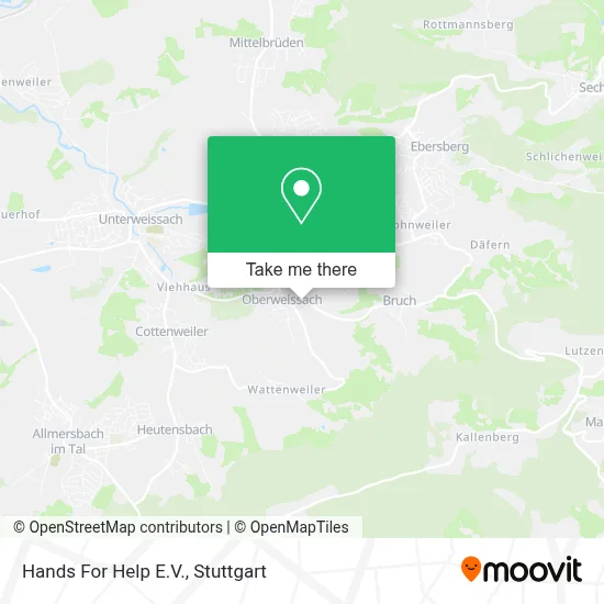 Hands For Help E.V. map
