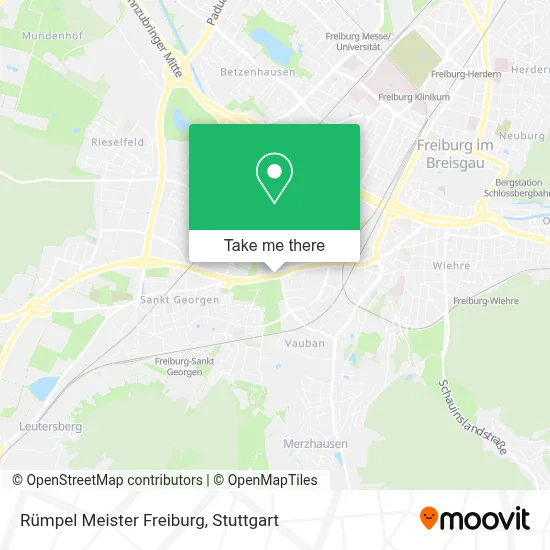 Rümpel Meister Freiburg map