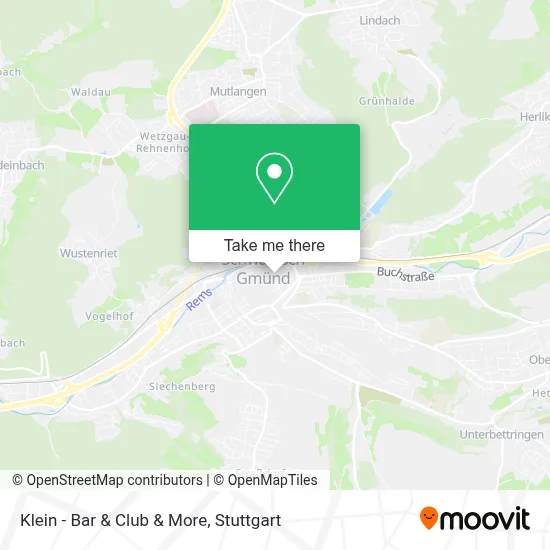 Klein - Bar & Club & More map