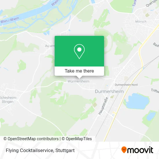 Flying Cocktailservice map