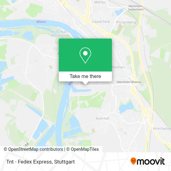 Tnt - Fedex Express map