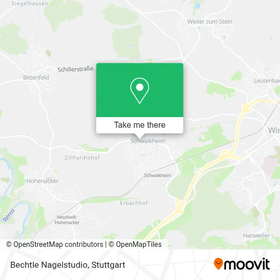 Bechtle Nagelstudio map