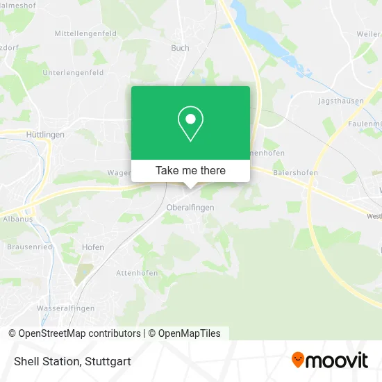 Shell Station map
