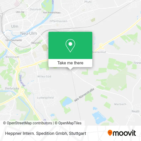 Heppner Intern. Spedition Gmbh map