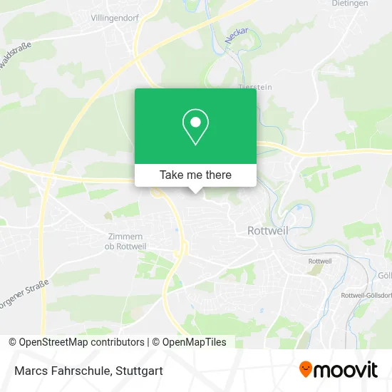 Marcs Fahrschule map