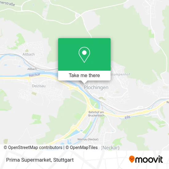 Prima Supermarkt map