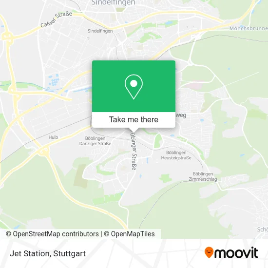 Jet Station map