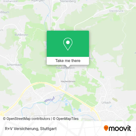 R+V Versicherung map