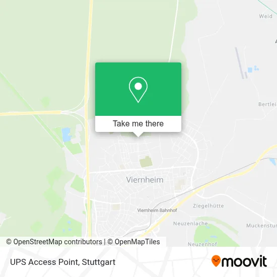 Ups Access Point map
