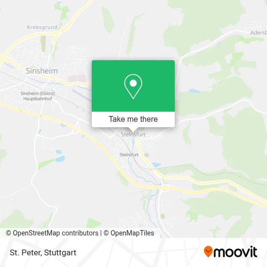 St. Peter map