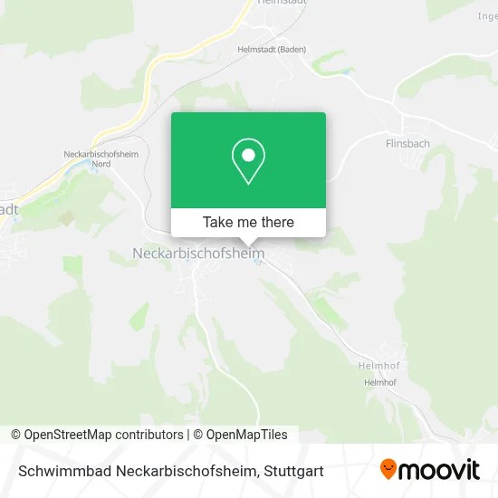 Schwimmbad Neckarbischofsheim map