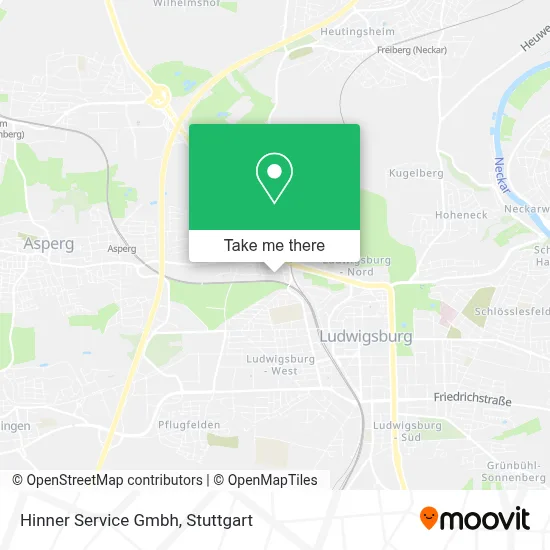 Hinner Service Gmbh map