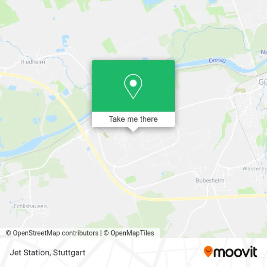 Jet Station map