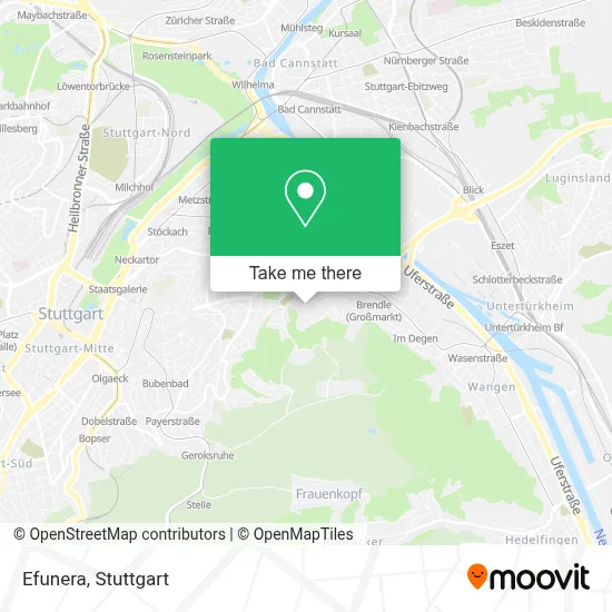 Efunera map